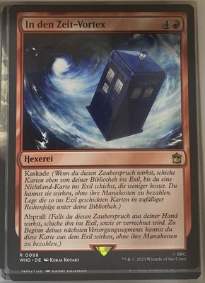In den Zeit-Vortex 88 Doctor Who WHO MTG deu.