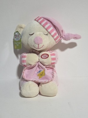 Spark Create Imagine Plush Prayer Bear Stuffed Animal Pink Stars Hat Praying