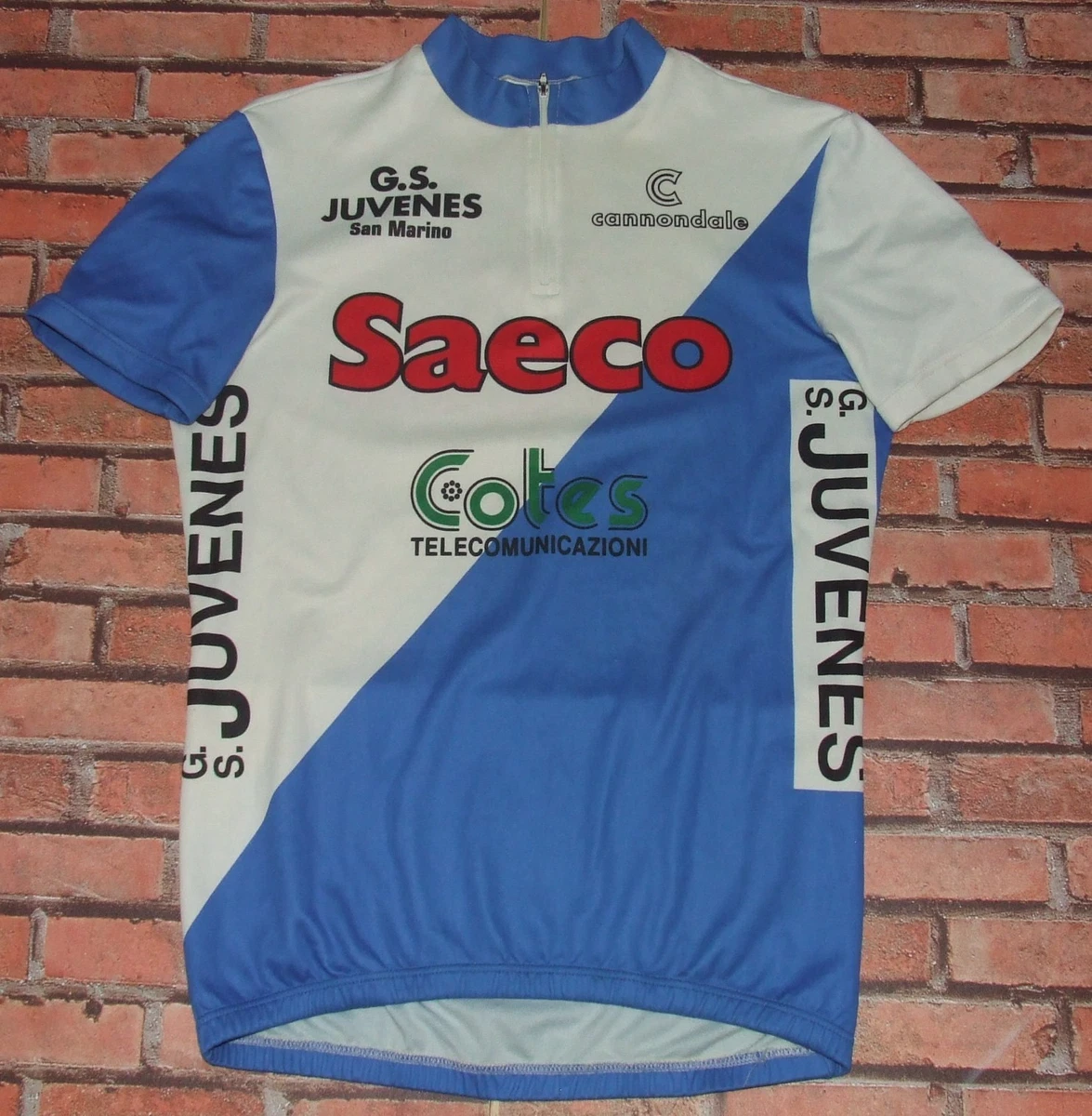Saeco Cannondale Tour de France 1998 vintage cycling jersey Saeco Cannondale Tour de France 1998 vintage cycling jersey
