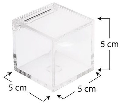 Plexiglas Box 5x5x5