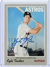 2019 Topps Heritage Real One  Rookie Autograph #ROA-KT Kyle Tucker