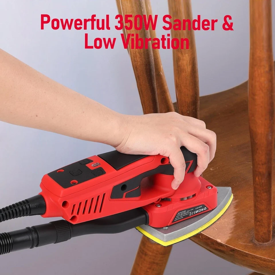 Detail Sander For Woodworking Brushless Electric Hand Sander For Wood Furniture - Image 4 of 4