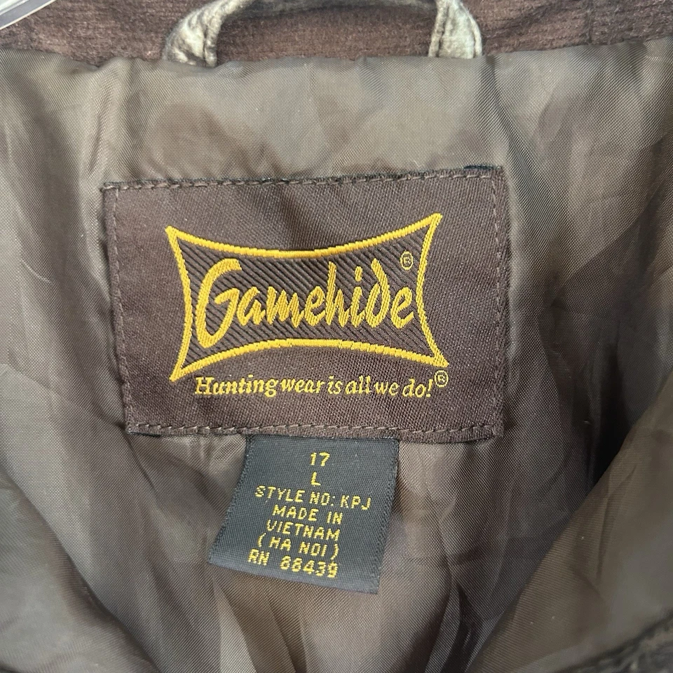 Vintage Youth Gamehide Camo Insulated Hunting Jacket Camouflage Coat Size L Boys - Image 3 of 4