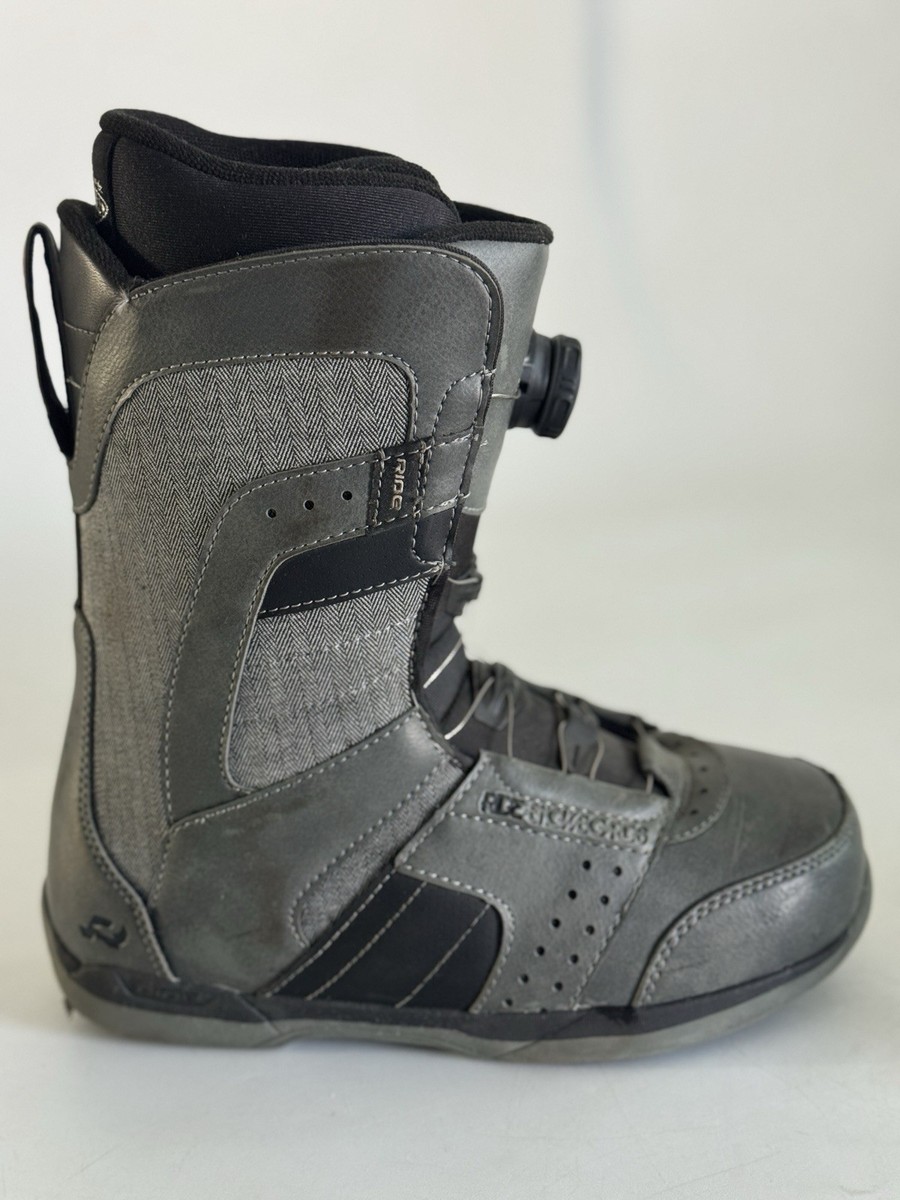 Ride Anthem BOA Coiler Snowboard Boots Mens 8 Black Mondo 26.0 All