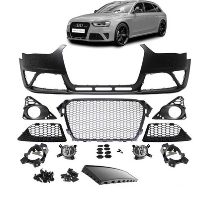 Stoßstange vorne für SRA ohne PDC + Grill passt für Audi A4 B8 8K 11-16 kein RS4