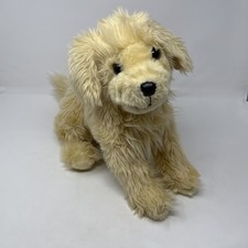 FAO Schwarz Realistic Fluffy Golden Retriever Stuffed Plush Dog 20" Cuddly Soft