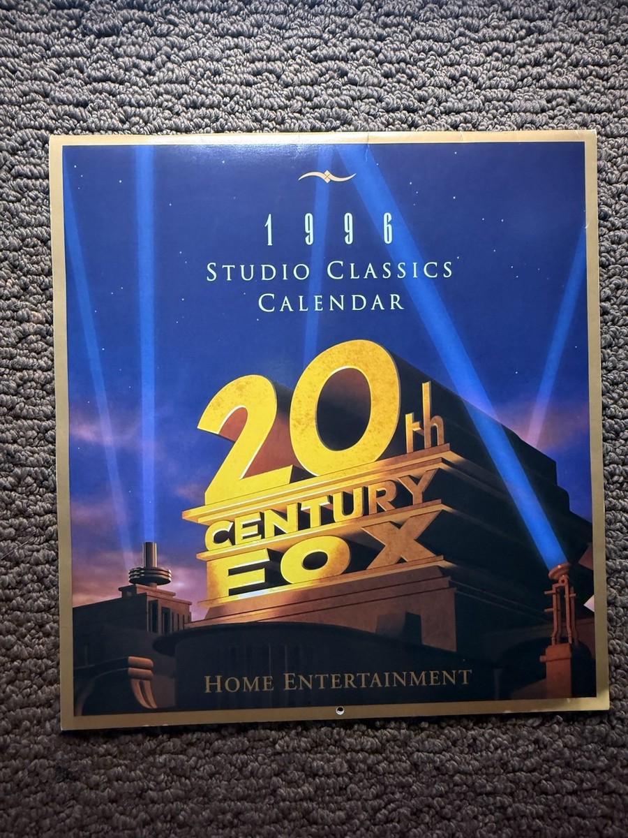 🎬 1996 Studio Classics Calendar 20th Century Fox Home