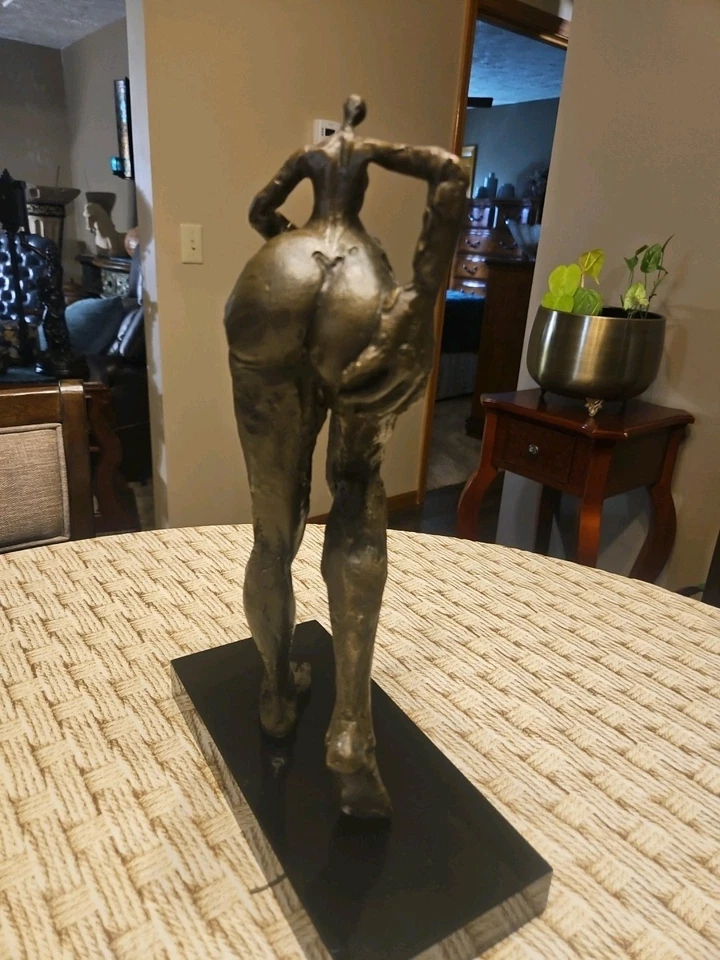 14" Salvador Dali  Signed Statue - Image 3 of 4