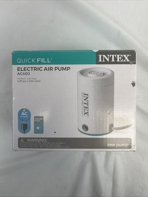 Intex- Electric Air Pump - Quickfill AC400 (110-120V) 0.57 PSI 400 L/min