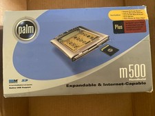 Palm m500 PDA 8MB Complete in Box HotSync Cradle As Is    