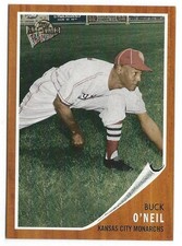 2004 Topps All-Time Fan Favorites #138 Buck O'Neil Baseball Card - HOF