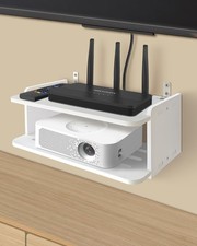 Projector Shelf for Wall Mount, Floating Projector Stand, Wall Mount Router P...