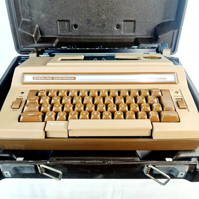 Vtg Smith-Corona Sterling Cartridge Electronic Typewriter Tested Works w/Glitch
