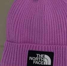 NWT The North Face Big Box Beanie Knit Hat Unisex One Size Midnight Mauve