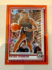 2025-26 Panini Donruss Optic Raven Johnson Orange 116/175 #62 Indiana Fever