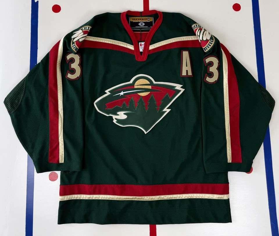 Minnesota Wild Vintage 2000-01 Inaugural Season Authentic NHL Hockey Jersey 52 - Image 4 of 4