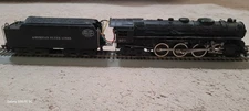 American Flyer 322 Locomotive & Tender w/ Link Coupler Runs Good & Smokes #1-23