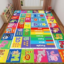 ABC Carpet, Kids Rugs for Playroom, Educational Play Mat for Kids, Preschool