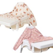 2Set Feeding Bibs Long Sleeve Baby Bib - Mess-Proof Feeding Bibs for Babies -...