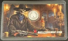 2026 1 Gram .999 Silver Hayleybug Mint The Gambler Skeleton In Card Fractional!!