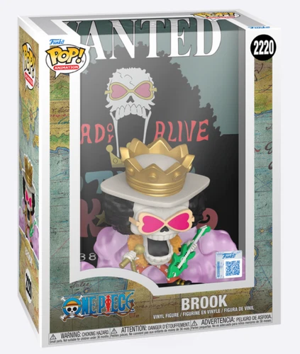 Funko Pop One Piece Wanted Poster Brook #2220 TargetCon Exclusive