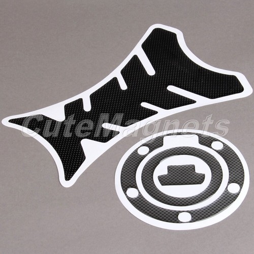 Fuel Tank Decal Carbon Gas Pad Cap Sticker Suzuki GSX-R 1000 2000-2002 GSX1400 - Picture 5 of 10