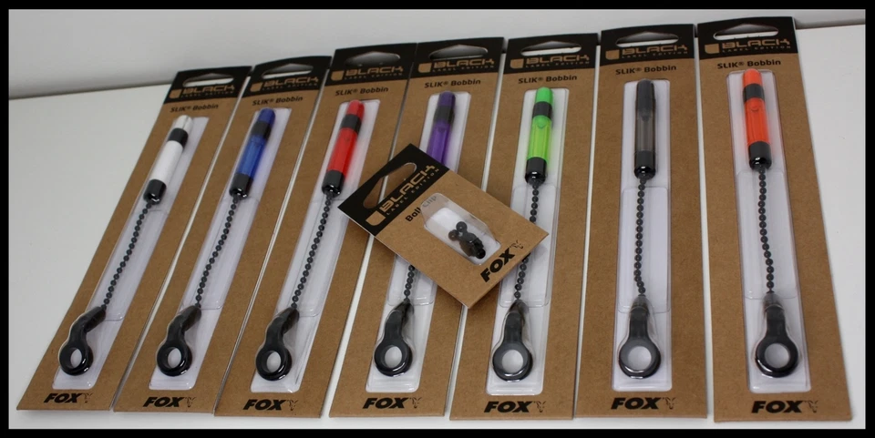 Fox Slik Bobbin Black Label Hänger Swinger 7 Farben Bißanzeiger Ball Clip