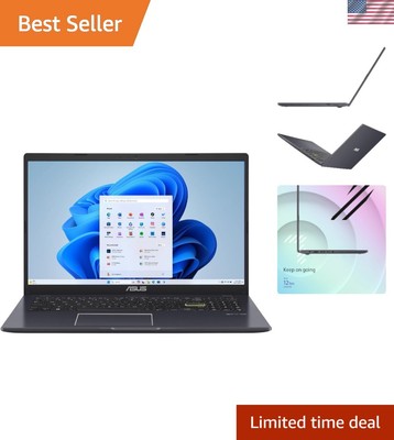 Stylish 15.6  Intel Laptop - 4GB RAM, 128GB SSD. Long Battery Life & FHD Display