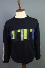 Carlo Colucci Vintage Crew Neck Multicolour Knit Sweater Size L