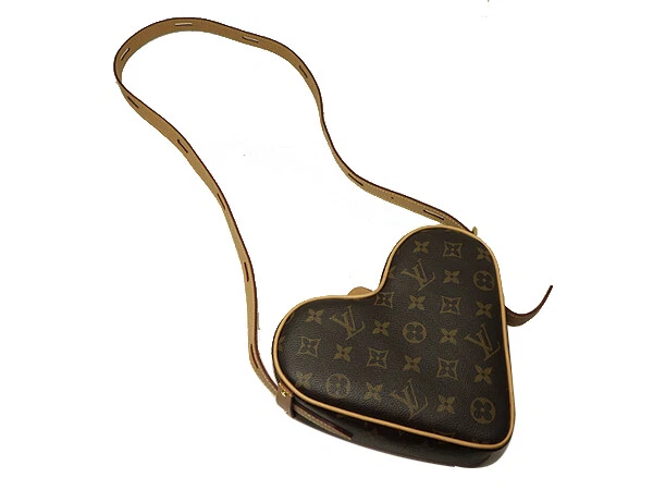 LOUIS VUITTON Sac Coeur M57456 Monogram Game On Shoulder Bag Heart 230512T