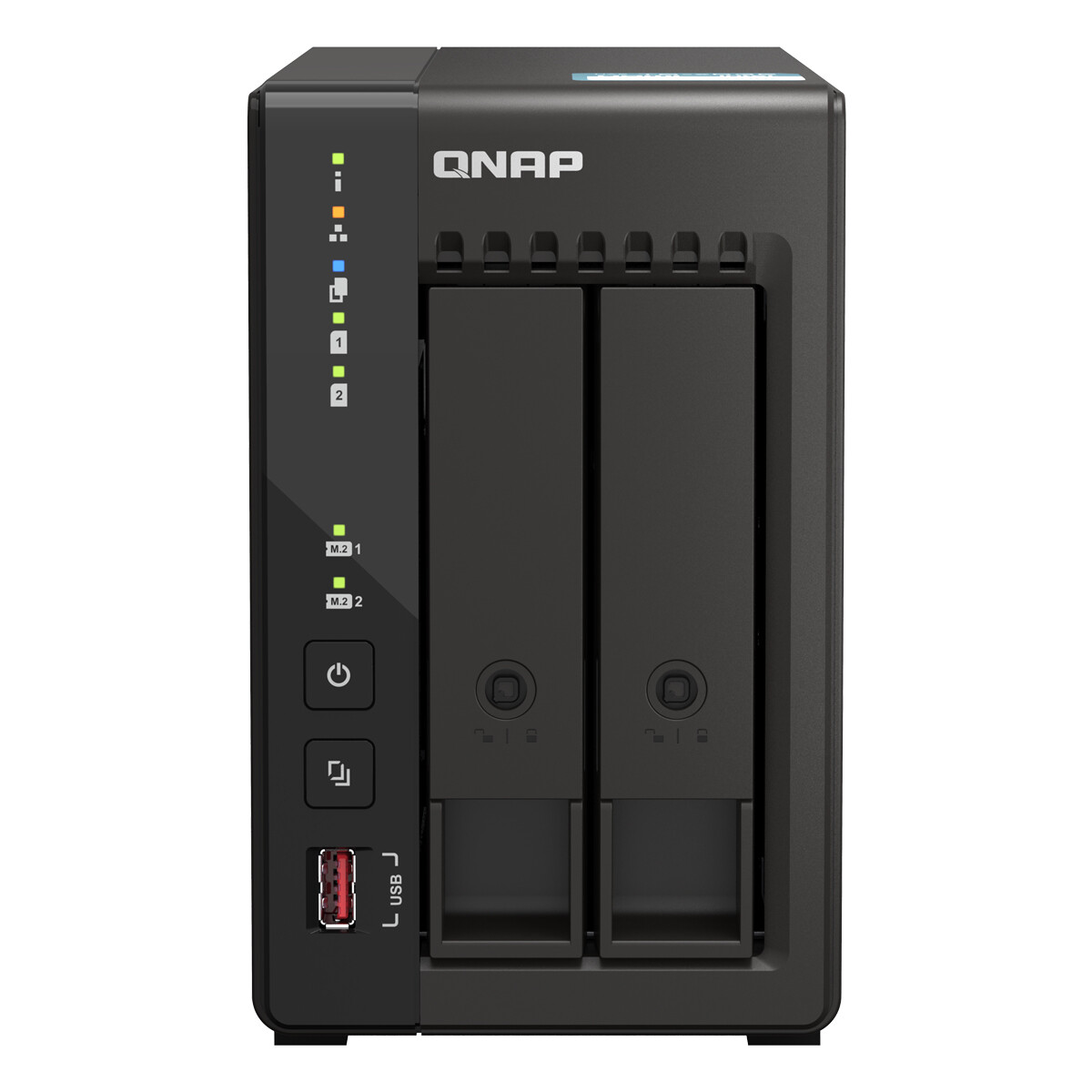 QNAP TS-253E-8G NAS 2-Bay [0/2 HDD/SSD, 2x 2.5GbE LAN, 8GB