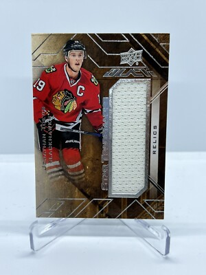 2015-16 UD Black Jonathan Toews Star Trademarks Jersey black hawks chicago