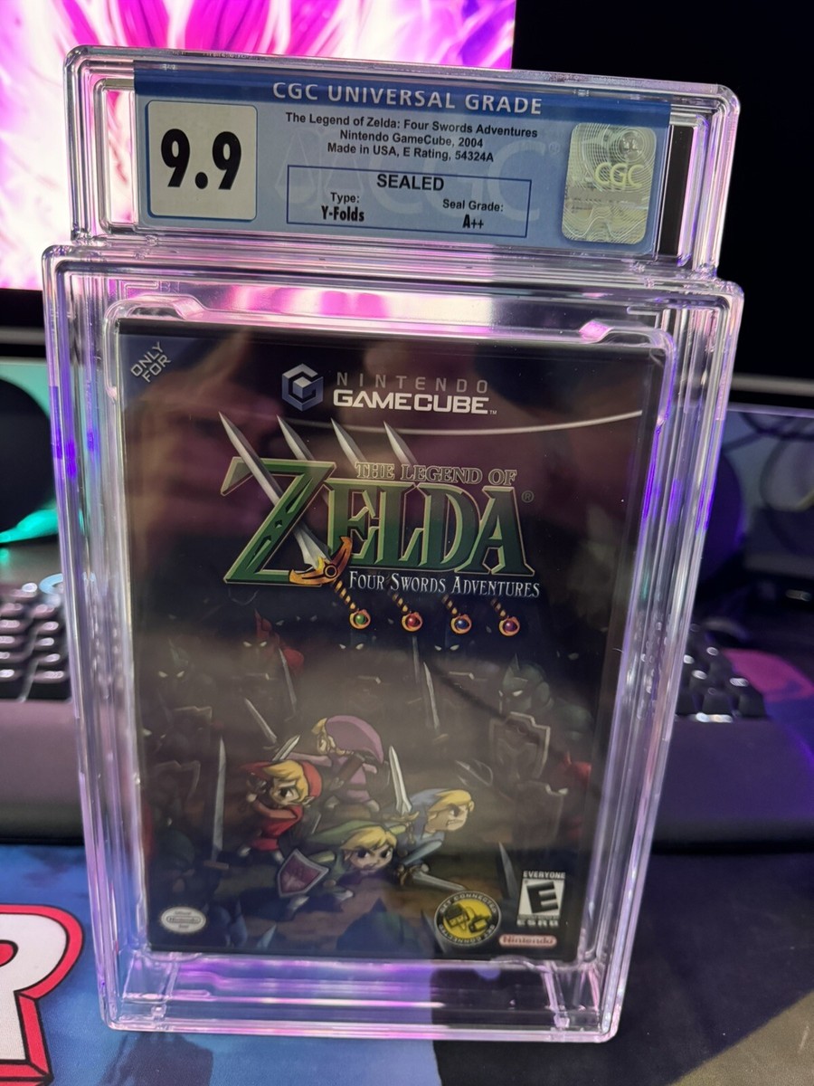 CGC 9.9 A++ The Legend of Zelda Four Swords Adventures Graded