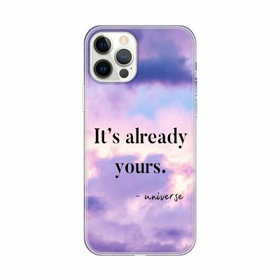 Personalisierte Handy Hülle Weich Individuell Cover Zitate Design - QUO64