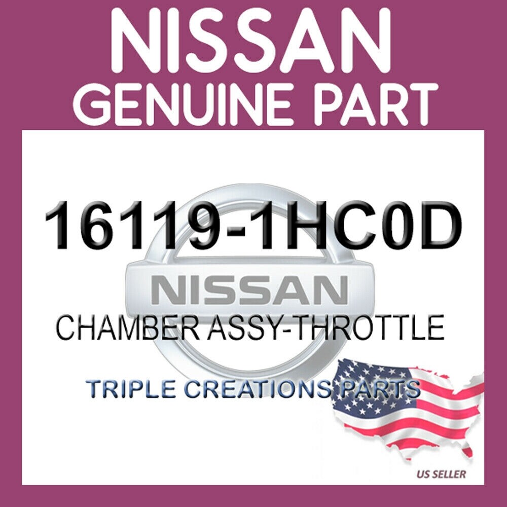 Genuine Nissan 16119-1HC0D Chamber Assy-Throttle 161191HC0D OEM | eBay