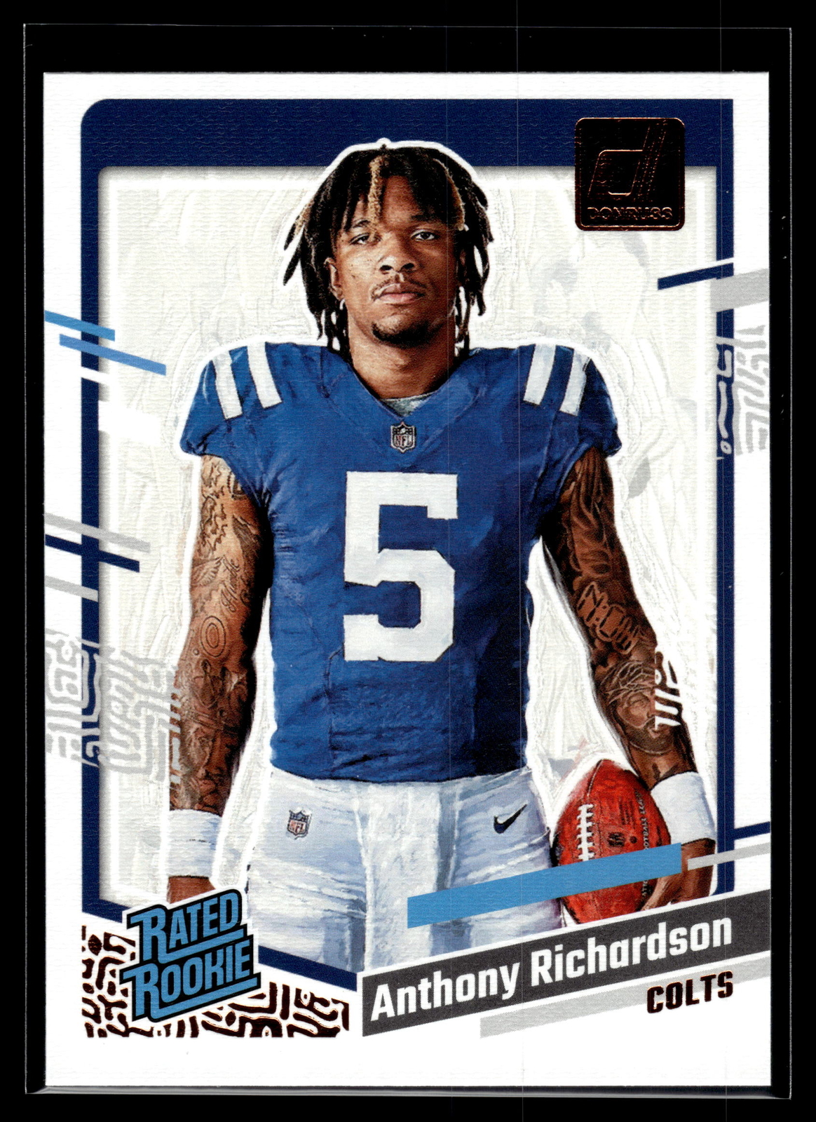Anthony Richardson 2023 Donruss Rated Rookie Portrait Card #2
