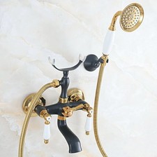 Bathtub Faucet Mixer Tap Wall Mount Clawfoot Tub Faucet With Hand Shower Kna576