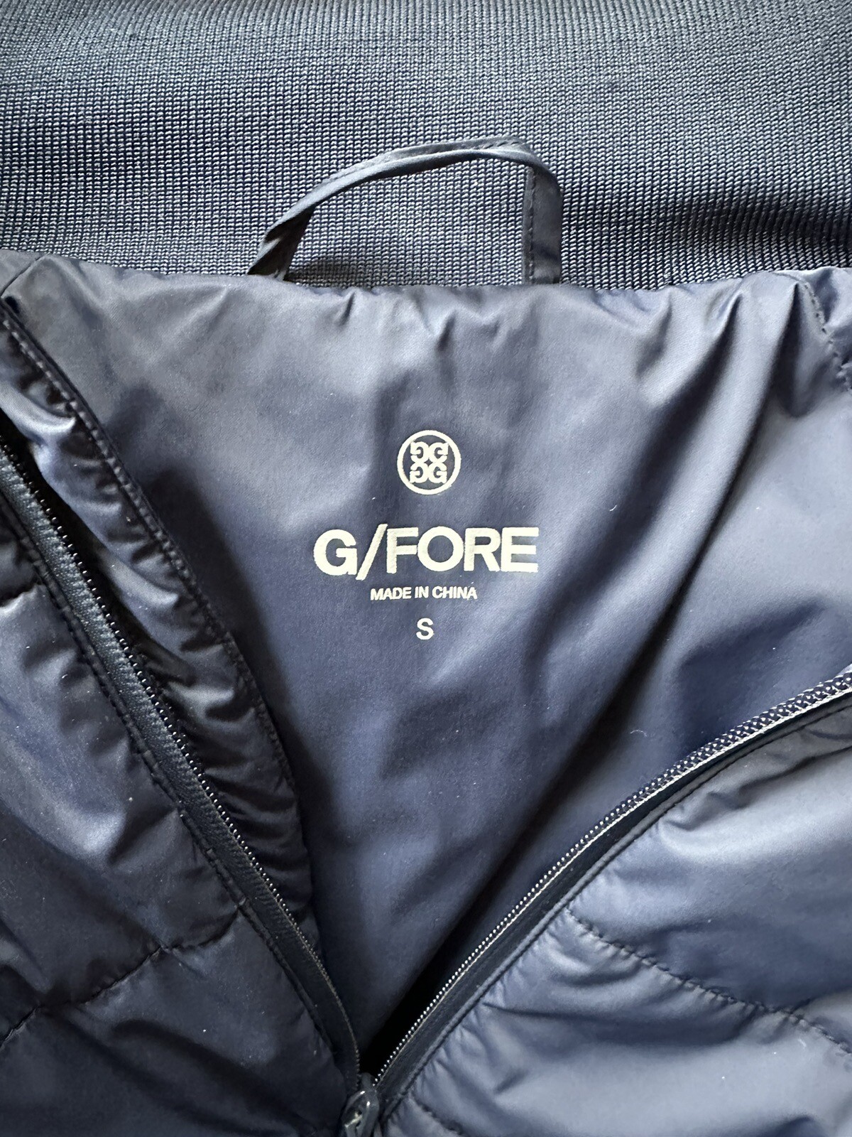 G/Fore The Links Lightweight Puffer Golf Jacket Navy size Small * RRP£