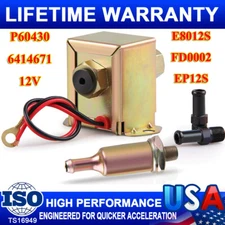2.5-4PSI Inline Fuel Pump Electric Fit Most Lawn Mowers Small Engines Gas Diesel