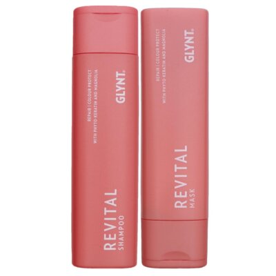 GLYNT Revital 250 ml Shampoo & 200 ml Haarmaske für coloriertes Set