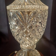 ancienne lampe en cristal tail…