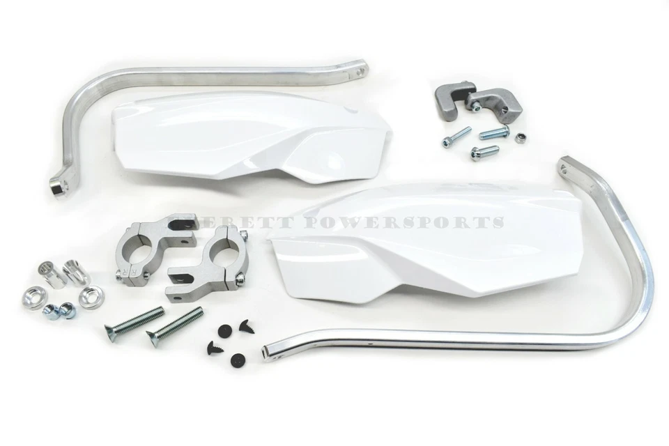 刷子护手套件 Husqvarna Husaberg 铝白色塑料 ~ 12-18' #B158 — 第 3/3 张图片