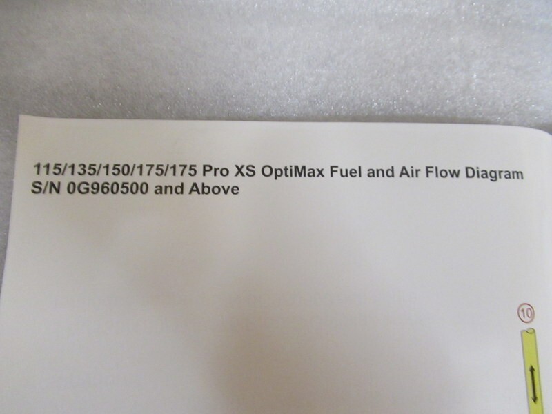 PM227 Mercury 115 thru 175 Pro XS Optimax Fuel & Air Flow