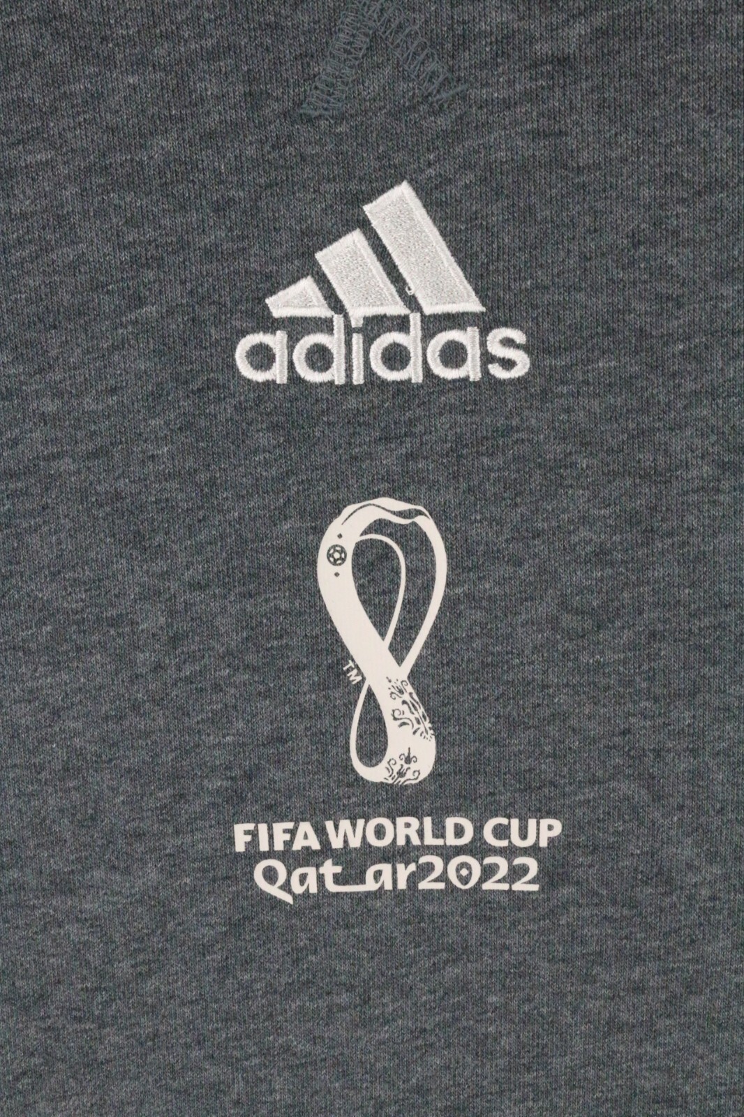 FIFA World Cup 2022™ Official Emblem Sweatshirt Gray Sz XL Qatar Men Embroidery image 3