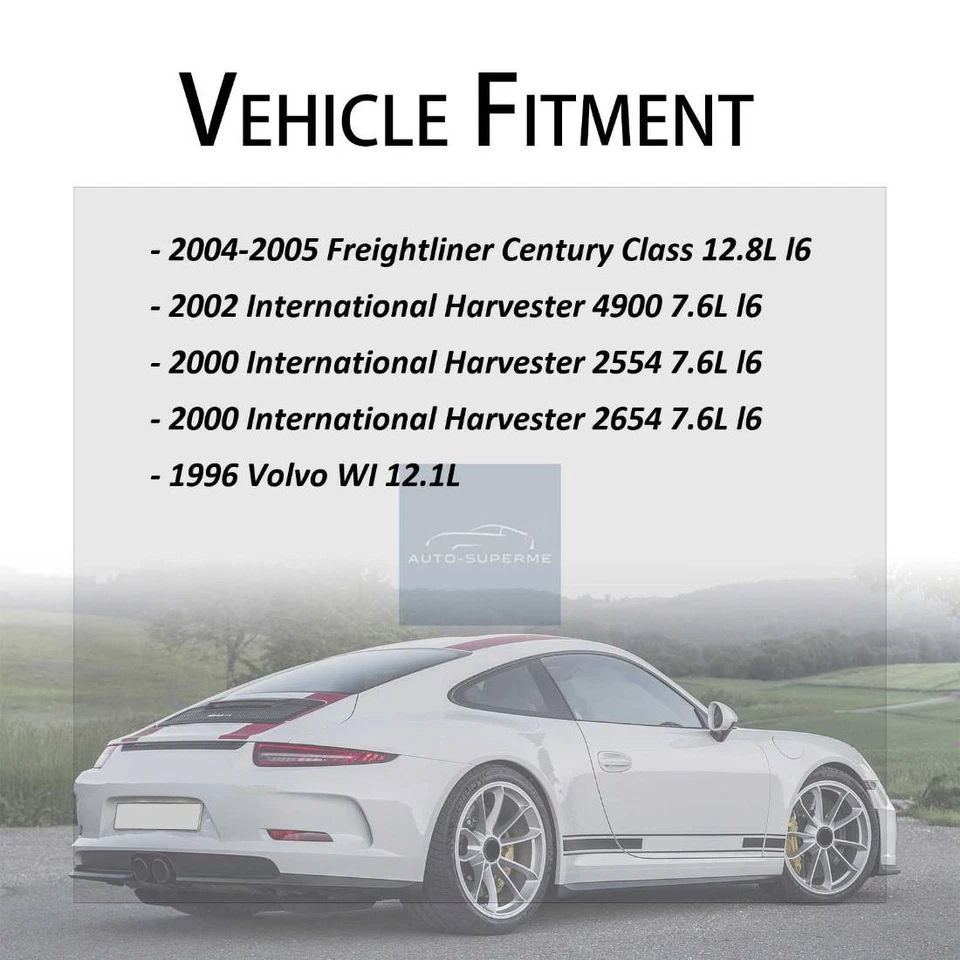 Radiator Coolant Hose Engine To Radiator For 1996 Volvo WI 12.1L - Image 2 of 3