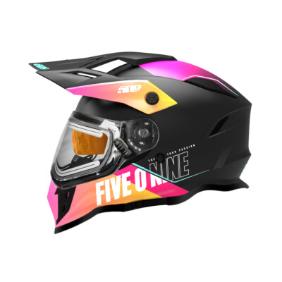 509 Delta R3L Ignite Electric Lens Snowmobile Helmet Oil Slick Size XL