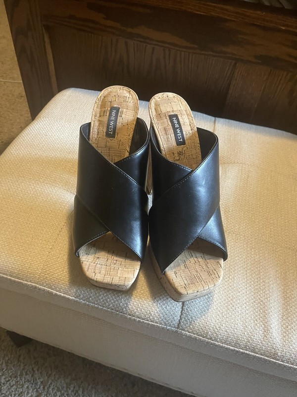 Nine West Size 10 Cork Heal Ladies shoes