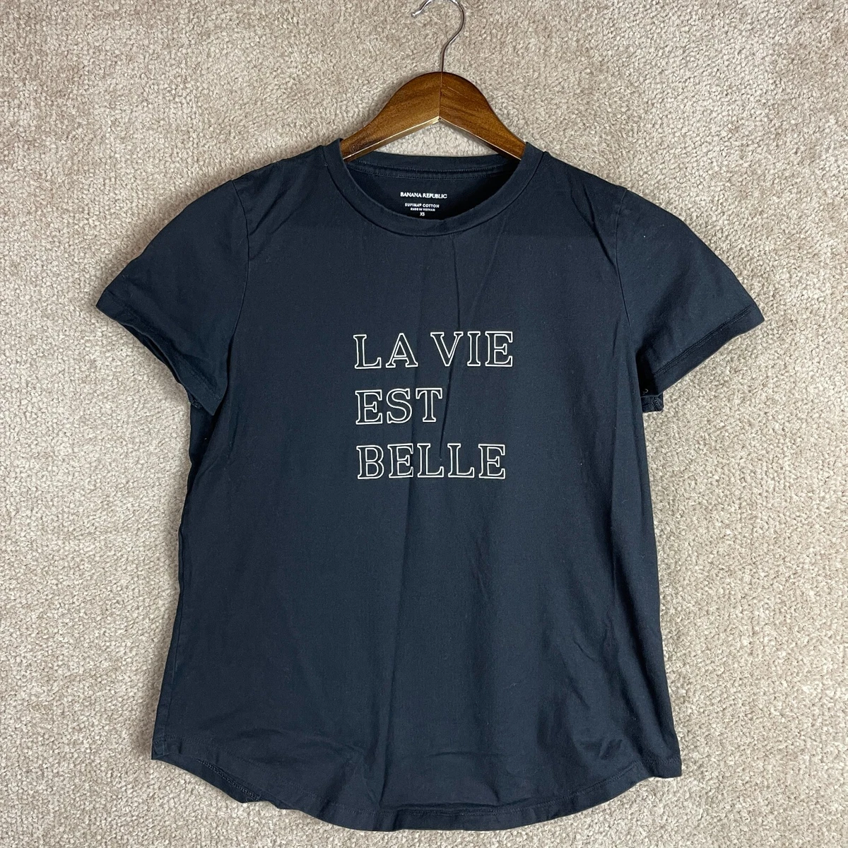 T shirt la vie clearance est belle
