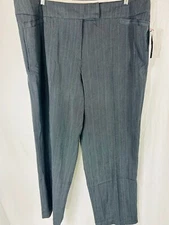 Harve Benard Womens Pants 20W Plus Gray Sport Office $86 MSRP