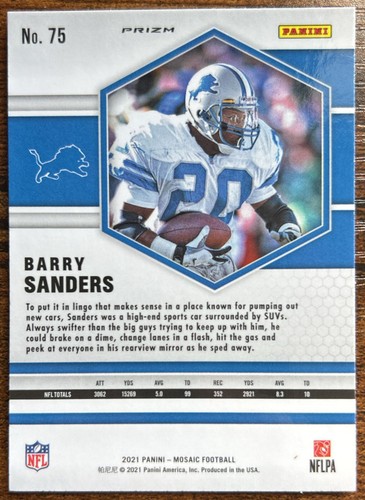 BARRY SANDERS & other LIONS - PICK YOUR CARD - inserts/parallels/rookies - Picture 87 of 311